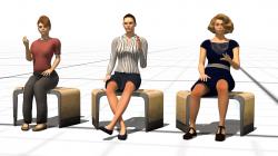 sitzende Frauen & Mnner (High-Poly im EEP-Shop kaufen Bild 6
