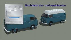 VW T2a Kastenwagen mit Hochdach, Se im EEP-Shop kaufen Bild 6