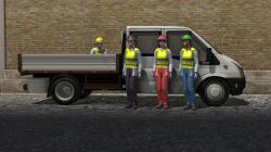 Moderne Arbeiterin 1 animiert im EEP-Shop kaufen Bild 6