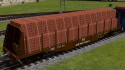  US Bulkhead FlatCar mit Ziegel-Bela im EEP-Shop kaufen