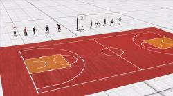  Basketball Platz mit Spielern im EEP-Shop kaufen