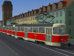  Tatra-Straenbahn T4D + B4D Rot-Bei im EEP-Shop kaufen