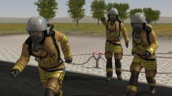 Feuerwehrm�nner mit Atemschutzger�t im EEP-Shop kaufen
