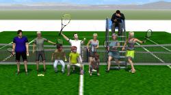 Tennispl�tze als Set mit Figuren im EEP-Shop kaufen