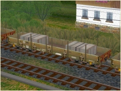 Flachwagen-Set Remms665 der DB und  im EEP-Shop kaufen