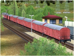 Gedeckte G�terwagen der DR Set1 Epo im EEP-Shop kaufen