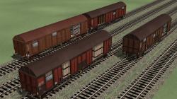 SET 2 - Les Wagons � bogies GASS, G im EEP-Shop kaufen