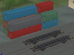 DR/DB Lbgjs598 mit Containern 20/40 im EEP-Shop kaufen