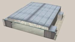 Bergungshalle (Flugzeughangar) der  im EEP-Shop kaufen