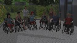 Verletzte Personen im Rollstuhl im EEP-Shop kaufen