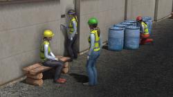 Moderne Arbeiterin 1 animiert im EEP-Shop kaufen