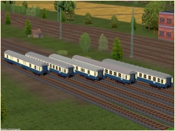 Schnellzugwagen der DB in blau-beig im EEP-Shop kaufen