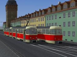 Tatra-Straenbahn T4D + B4D Rot-Bei im EEP-Shop kaufen
