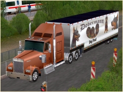 Kenworth-Truck bronze mit Trailer D im EEP-Shop kaufen