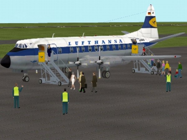 Vickers Viscount 800 Lufthansa Set (BH1537 )
