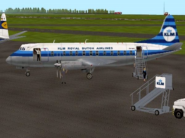Vickers Viscount 800 KLM Set (BH1538 )