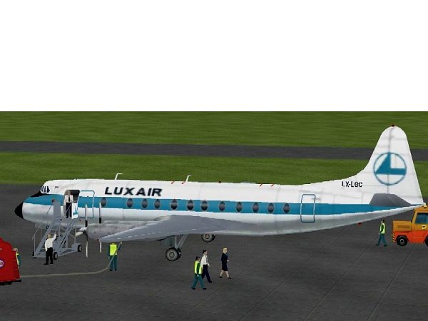 Vickers Viscount 800 Luxair Set (BH1539 )