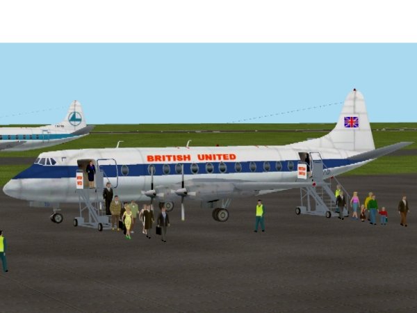 Vickers Viscount 800 British United Set (BH1540 )