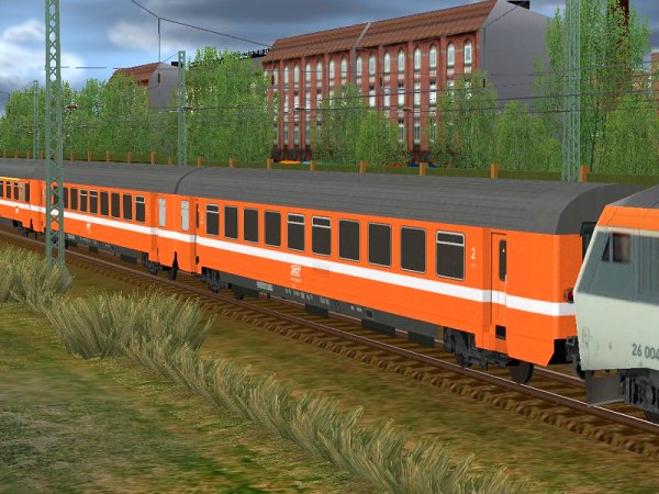 Eurofima und Corail-Wagen der SNCF, orange Epoche IV (GH2404 )