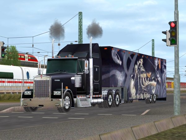 Kennworth-Truck BLACK (HB2424 )