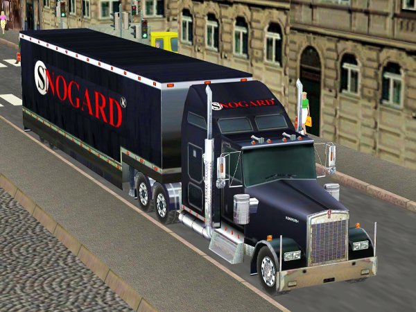 Kenworth-Truck mit Trailer Snogard (HB2428 )