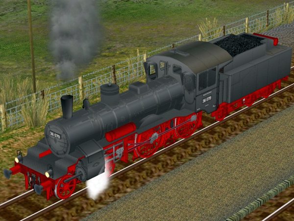 Schnellzug-Dampflokomotive BR 36 079 (RL2402 )