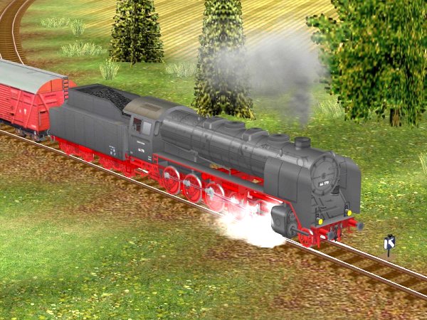 Güterzuglokomotive der DR BR 44 179 mit Tender T32, Epoche IIIa (RL2408 )