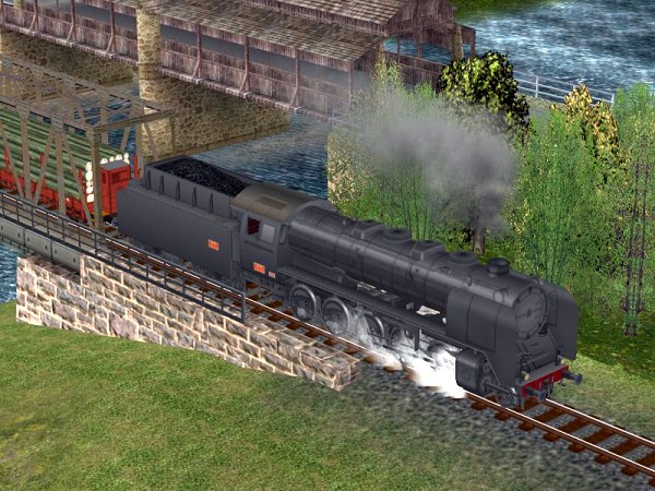 Güterzuglokomotive 150x1110 der SNCF, Epoche III (RL2412 )