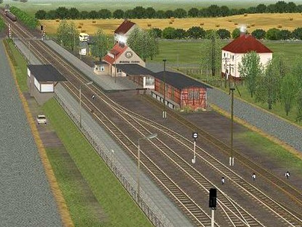 Bahnhofs-Anlage und Umfeld Grüneberg (SB2404 )