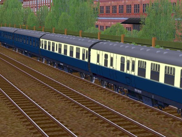 Schnellzugwagen Bulleid Serie BR blau (VR1407 )