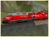US Diesellokomotive EMD SD40 Chicago, Burlington and Quincy und Caboose (3)