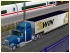 Kenworth-Truck blau mit Trailer 2WIN (2)