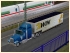 Kenworth-Truck blau mit Trailer 2WIN (3)