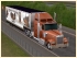 Kenworth-Truck bronze mit Trailer Dobermann (2)