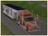 Kenworth-Truck bronze mit Trailer Dobermann (3)