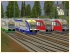 Sparset Triebwagen des Desiro mit OBB5022, DB 642, Vogtlandbahn VT01 und Connex VT611 (2)