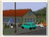 Kindergarten mit Spielplatz und Zaunelementen (2)