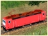 BR 143 in orientroter Farbgebung der DBAG in Epoche V (4)