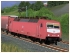 BR 120.1 der DBAG mit orientroter Lackierung verblasste Farbe in Epoche V (4)