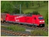 BR 185 001 der DBAG mit Werbeanschrift TRAXX Epoche V (1)