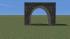 Eisenbahntunnel mit Portalen in Natursteinoptik und U-Bahntunnel ohne Gleise (2)
