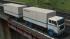 Volvo F88 + Anh�nger mit Kofferaufbau -Volvo- (1)