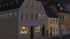Drei S�chsische Kleinstadth�user mit Post Meilen S�ule (4)