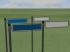 Stra�ennamenschilder mit Tauschtextur im Set (1)