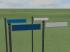 Stra�ennamenschilder mit Tauschtextur im Set (2)