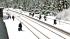 Erwachsene Reisende im Winter � Set 1 (1)