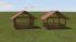 Pavillon aus Holz Set 1 (2)