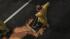 Feuerwehrm�nner mit Besen (2)