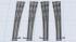 Normalspur Weichen mit schwarz/gelbem Hand - Antrieb EW54-190-1:7.5-HOLZ (1)