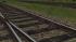 Normalspur Weiche mit schwarz/gelben Hand-Antrieb IBW 54-190/517-1:9H (2)